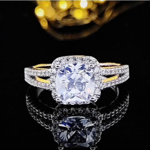 Christmas 925 Sterling Silver Ring Finger anel aneis CZ Stone for Women Jewelry Pure Wedding Engagement personalized R1507S