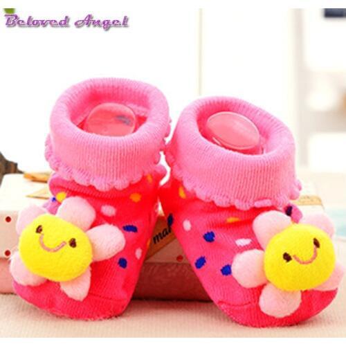 2019 Fashion Cute Baby Socks Kids Christmas Funny Sock Animal Panda 3D Pattern Winter Autumn Boys Girls Kids Floor Socks 0-18M