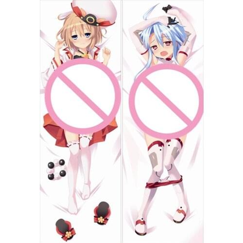 Chojigen Geimu Neputyunu Pillow Cover Hyperdimension Neptunia Re;Birth sexy Vert Nepgear & Neptune Dakimakura Body Pillowcase