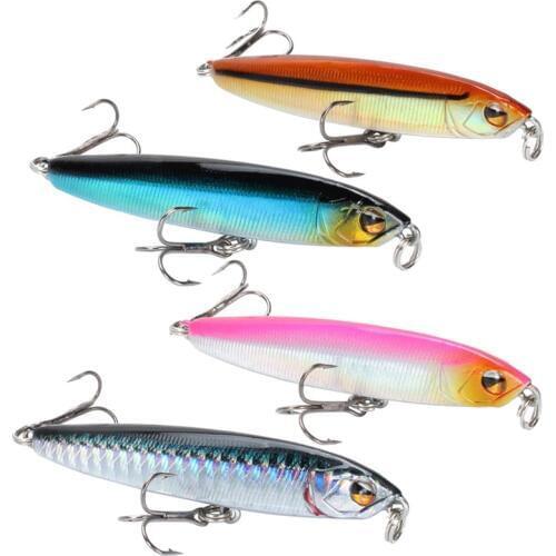 NEW Pencil lure 14g 18g Minnow fishing lures Slowly Sinking hard bait high quality vibrating light jigging japan fishing tackle