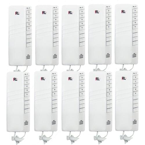 Top Quality Ten-way Wired Interphone Home indoor audio 10-way talk intercom system easy installation