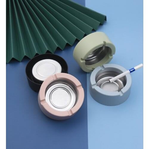 Simple Nordic Style With Smooth Lines Plastic PP Ashtray