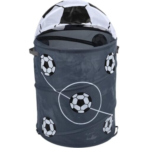 Football Modeling Collapsible Laundry Basket Storage Barrels Storage Barrel Polyester Cloth Toy Store