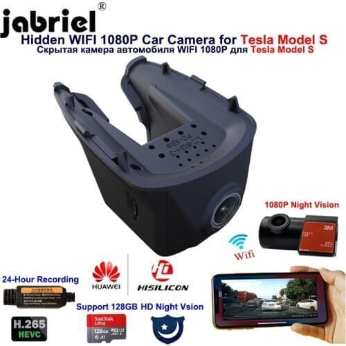 Jabriel 1080P Car Dvr Dash Camera Automobile Video Recorder Registrator Car Cam for Tesla Model X 2016 2017 2018 2019 2020 2021