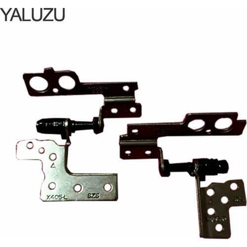YALUZU new Laptop Lcd Hinges Kit for Asus VivoBook X405 X405UQ X405UR X405UA Laptops LCD Hinges Fit Left & Right Hinges