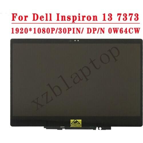 13.3 ” touch LCD screen display with assembly frame for Dell Inspiron 13-7373 13.3INCH N133HCE-GP1 1920*1080IPS FHD LCD