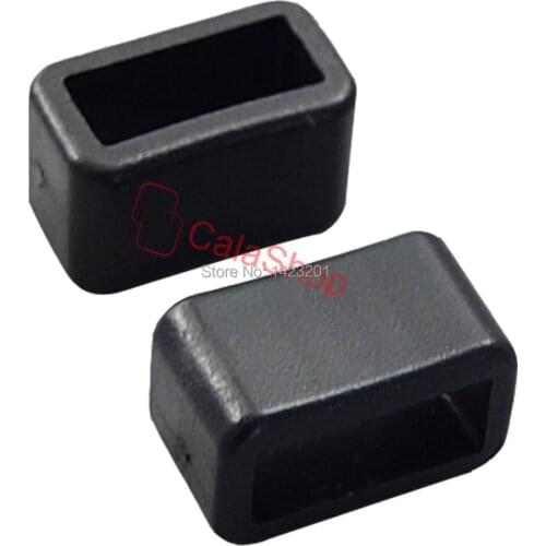 250 Pcs / Lot 10mm 3/8" Plastic Rectangle Dee Ring D Webbing Belt Ribbon Bag Backpacks Harnesses Buckle Black