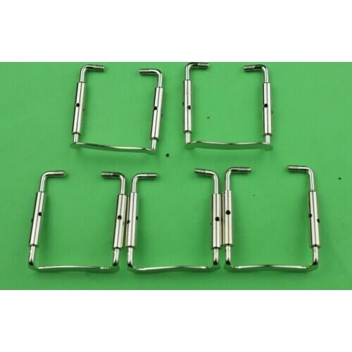 50pcs Silver color Violin Chin Rest Clamp screw 4/4, Violin Accessories