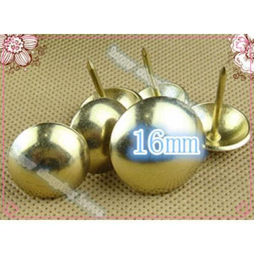 A04 16MM iron Nail color Upholstery Nail Jewelry Box Wall Door Sofa Furniture Decorative Tack Stud Pushpin