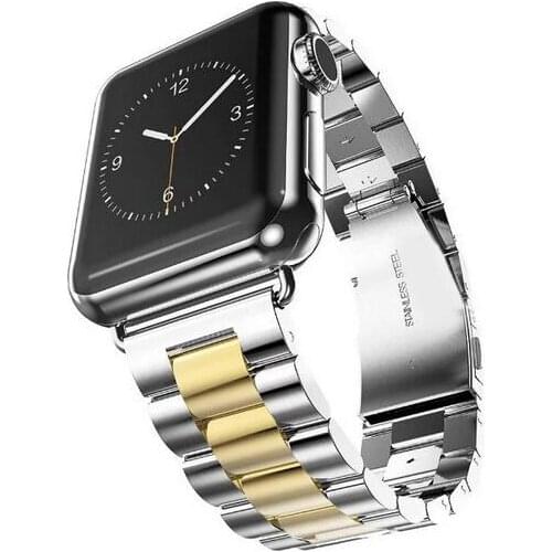 Sport Link Bracelet For apple watch band 38mm/42mm/40mm/44mm for iWatch Strap 4/3/2/1 Stainless Steel Wrist Band Watchband