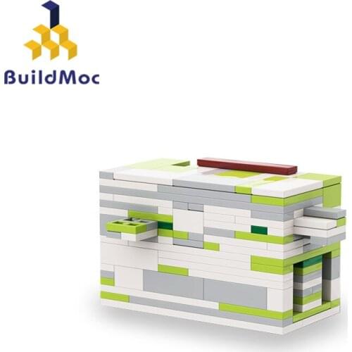 Buildmoc The Puzzle Box Locker 241PCS MOC Model Building Blocks Toys for Children DIY Toy Kids Gifts