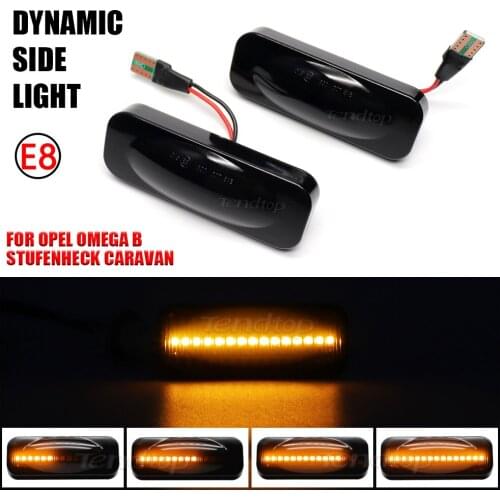 Dynamic LED Side Light Turn Signal Sequential Blinker Indicator Light Car Lamp For Opel For Omega B Stufenheck Caravan 1994-2003