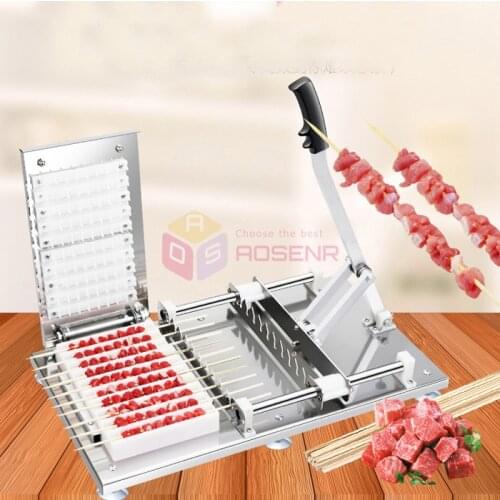 Kebab Making Machine Manual Meat Skewers Machine Doner Kebab Wear 10 Strings Machine