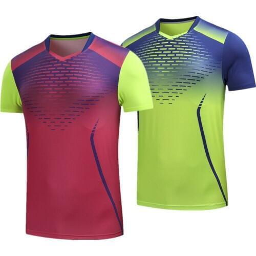 New men/women badminton t-shirt clothes,polyester breathable table tennis jerseys,quickly-dry short sleeves tennis t shirts 211