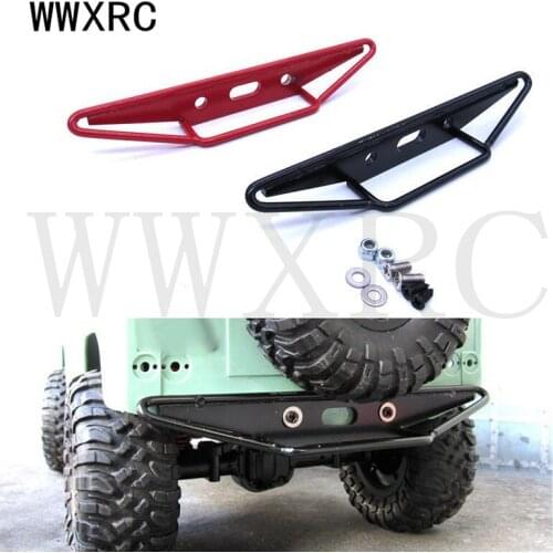 Metal Rear Bumper for MN D90 D99 D99S MN90 MS 1/12 RC Car Upgrade Spare Parts,Black