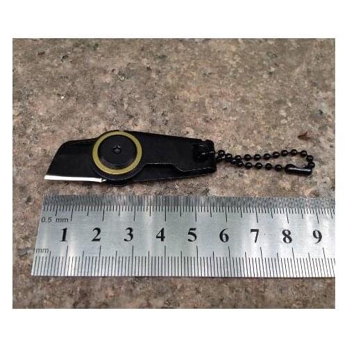 Mini Keychain Accessories EDC Portable Multifunction Survival Tool Folding Knife Keychain Knife