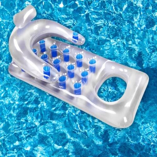 PVC Inflatable Floating Row Summer PVC Water Hammock Swimming Pool Air Mattresses Water Pool Float Lounger Chair