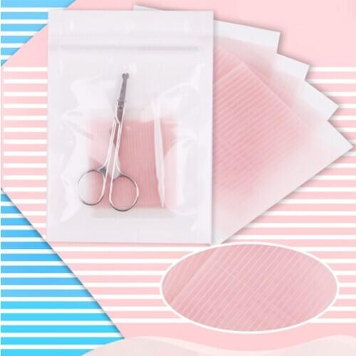 Double Eyelid Stickers Invisible Double Eyelid Stickers Pull Line Super Sticky Artifact Double-sided Fiber Strip Double Eyelid