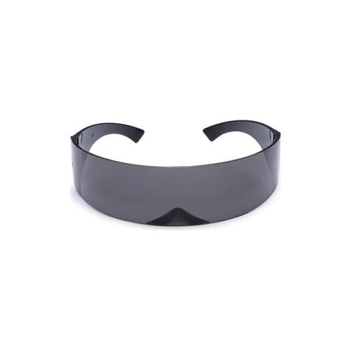 Party Glasses Visor Wrap Shield Large Mirror Sunglasses Riding Windproof Glasses Fashion Personality Glasses Riding Glasses