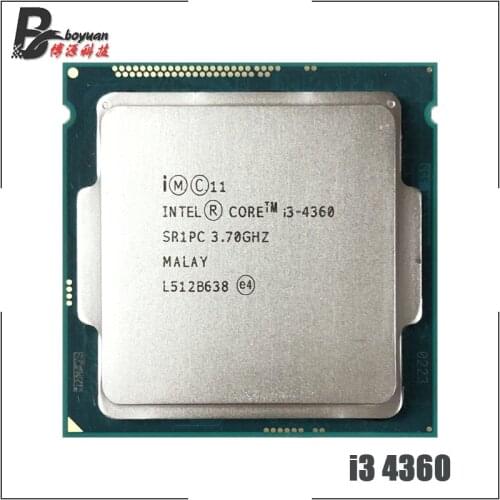 Intel Core i3-4360 i3 4360 3.7 GHz Dual-Core CPU Processor 4M 54W LGA 1150