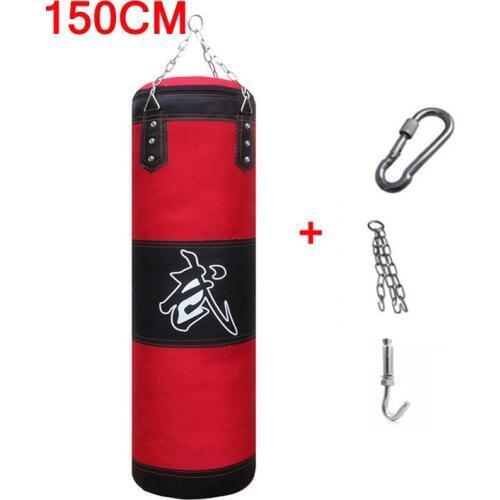 150cm Sandbag Empty Punching Bag Thickened Canvas Boxing Bag Indoor Sports Training Muai Thai