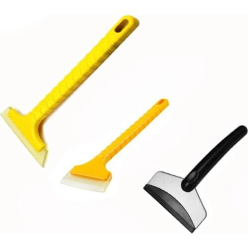 PVC Long Handle Rod Window Snow Shovel Tool Cleaning Windshield Removal Car Winter Ice Scraper Deicing Sweep Tendon Accessories
