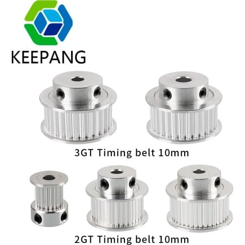 GT2 GT3 Timing Pulley 3D Printer pulley 30 36 40 48 60 Tooth Pulley Wheel Bore 5mm 8mm Aluminum Gear Teeth Width 6mm Part