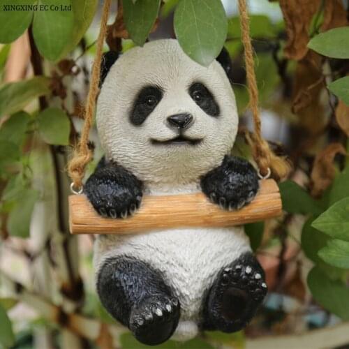 Garden Courtyard Decoration Simulation Swing Animal Pendant Resin Creative Outdoor Landscape Garden Simple Villa Decoration