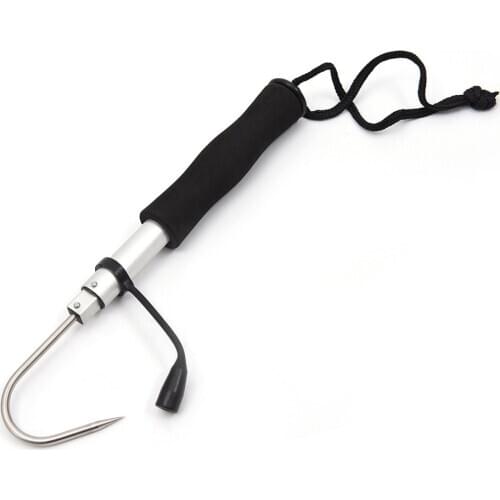 Retractable 60/120cm Stainless Steel Telescopic Sea Fishing Spear Hook Tackle Suitable For All Kinds Of Heavyweight Fish Active