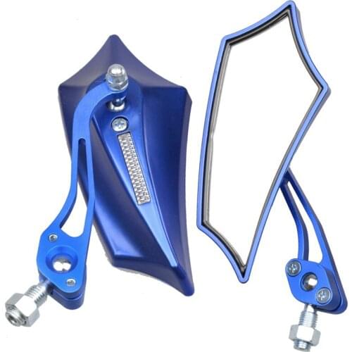 Motorcycle Scooter Mirror Modified Bat Shape Side Mirror rearview mirror Aluminum Driving mirror For HONDA YAMAHA SUZUKI