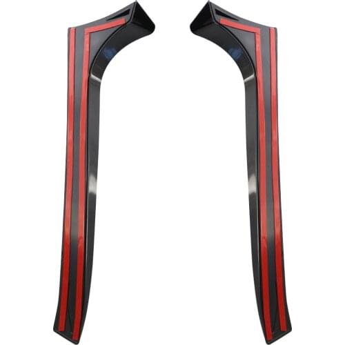 1 Pair Car Tail Deflector Rear Side Window Spoiler Visor Replacement for Golf 6 MK6 GTI/GTR/GTD 2008-2013