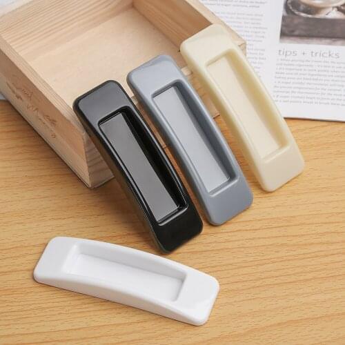 1Pair Multi-purpose Cupboard Knob Furniture Knobs Plastic Self-adhesive Door Handles Wardrobe Pulls Door Hardware Safety