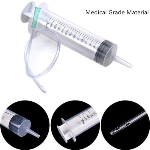 1PCS 150 ML Syringe Vaginal Wash Medical Enema Anal Pump Cleaning Plug Butt Plug Enema Anal Cleaner Feminine Hygiene Product