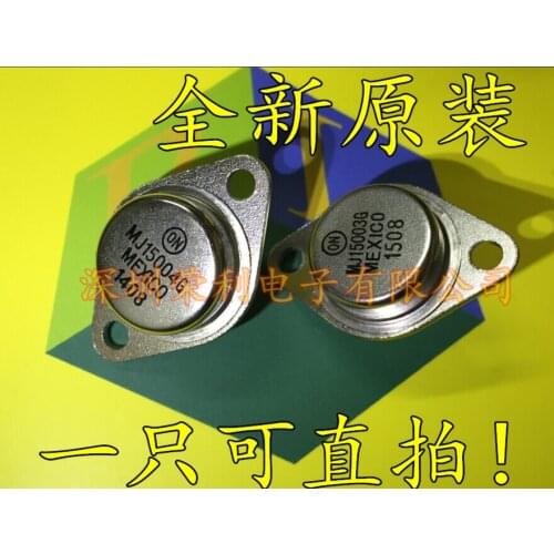 10pcs/lot MJ15003 MJ15003G TO-3 5pcsX5pcs MJ15004/MJ15003 High power audio amplifier tube Chinese brand