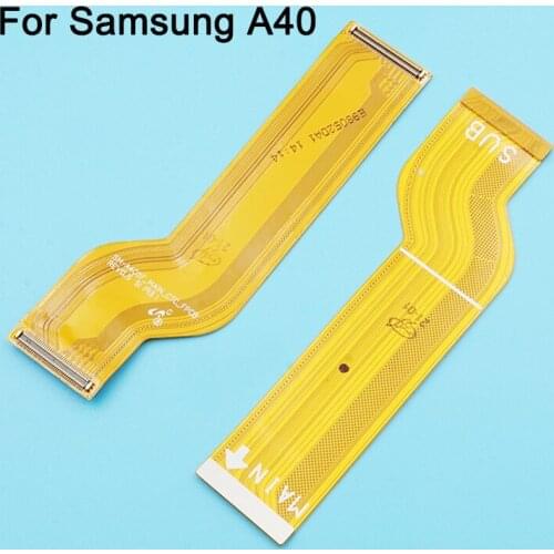 20pcs/lot For Samsung Galaxy A40 Main Board Flex Cable Ribbon Connection Motherboard LCD Display Flex Cable Repair Parts