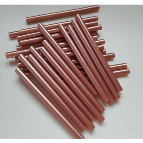 30Pcs/set Retro Metallic Gloss Hot Melt High Viscosity Paint Wax Seal Professional For Electric Glue Gun Craft Repairs φ7mm