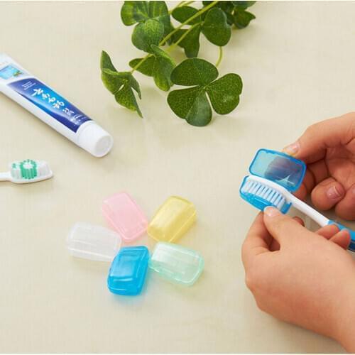 5PCS Toothbrush Head Cleaner Cover Case Box Holder For Travel Toothbrush Head Covers Holders Bathroom Toothbrush case