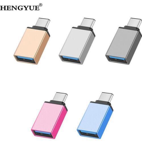 5000pcs/lot USB-C Type-C To USB OTG Mini Adapter 3.0 Converte For Samsung Galaxy Note8 High Speed certified Cell Phone Charger
