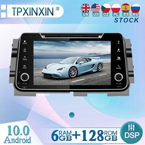 6+128GB For Nissan Kicks 2017 Android 10 Radio Player Car GPS Navigation Head Unit Car Radio with Screen WIFI DSP CARPLAY
