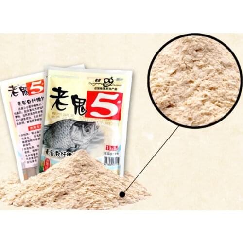 1 bag 60g Protein Fiber Crucian fishing Bait product Herabuna Bait Hand Rod Live Bait Additives fishing supplier