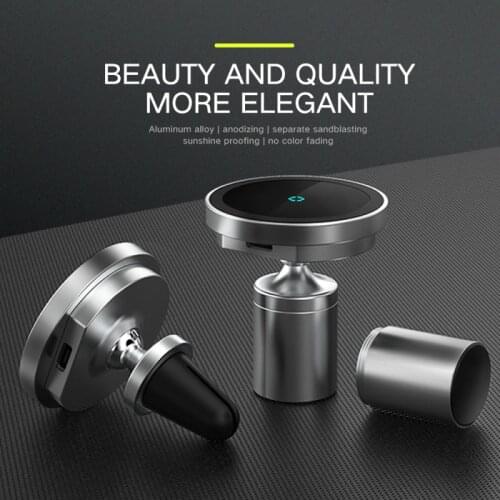15W Fast Max Car Charger Mount Magnetic Wireless Charge Airvent Mount Magsafe Car Phone Holder For iPhone Huawei Xiaomi Sunsung