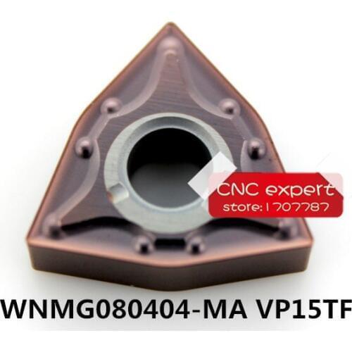 Free Shipping 10pcs WNMG080404/WNMG080408-MA VP15TF carbide inserts for MWLNR/WWLNR,Turning Blades for Steel and Stainless Stee
