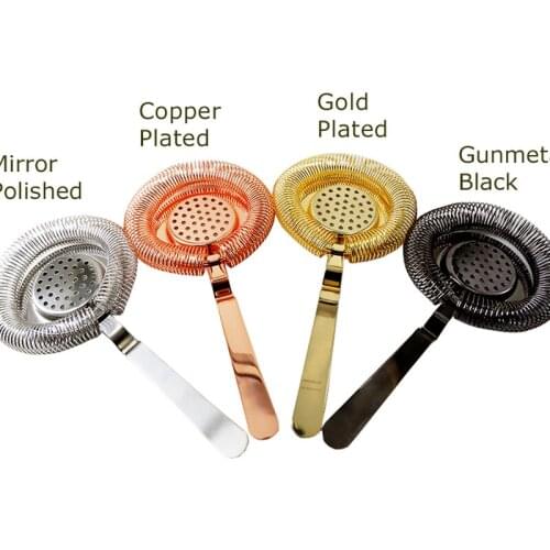 Free Shipping Stainless Steel Bar Strainer Cocktail Strainer Hawthorne Strainer