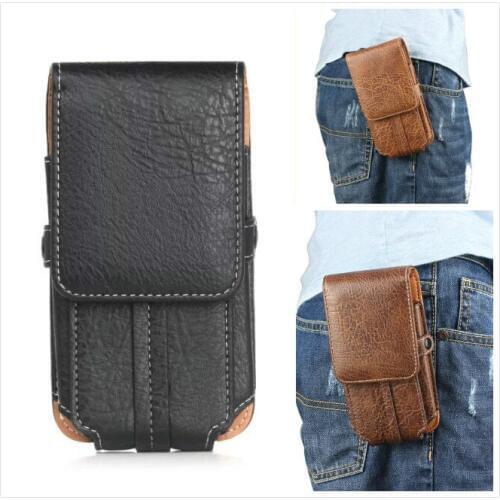 For Samsung Galaxy S8 Plus Stone pattern pu Leather Holster Hip Waist Belt Phone Pouch bag Cover Case For Samsung Galaxy S8