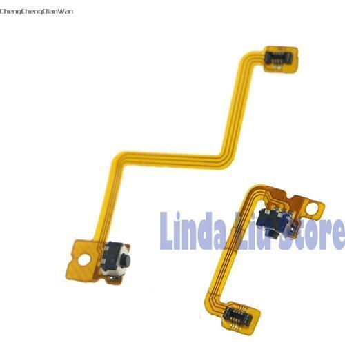 ChengChengDianWan 2PCS=1pair L R LR L&R right left button flex flat for 3DS RL power switch ribbon cable for game console