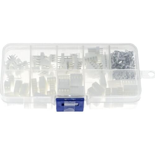 Boxed 230pcs KF2510-2/3/4/5p male/female rubber shell needle seat connector with terminal kit