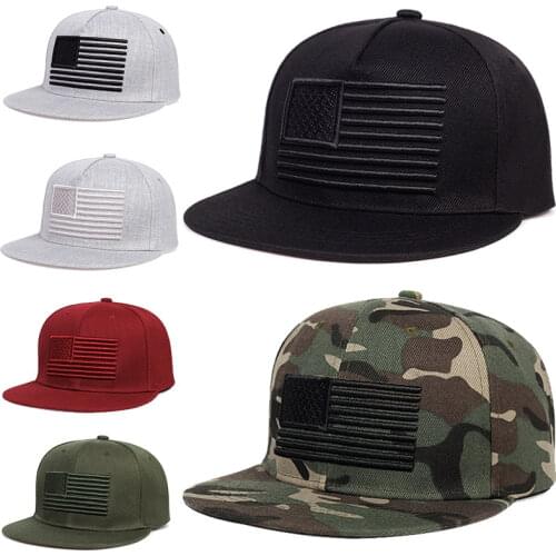 High Quality USA Flag Camouflage Baseball Cap For Men Snapback Hat Army American Flag Baseball Cap Bone Trucker Gorras