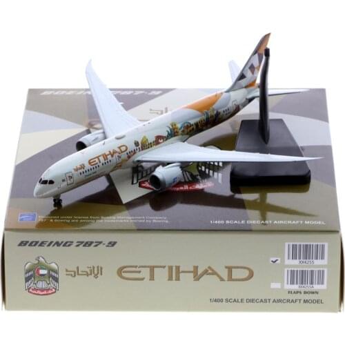 1:400 Alloy Collectible Plane JC Wings XX4255 Etihad Airways Dreamliner Choose Italy Livery B787-9 Diecast Aircraft Model A6-BLH