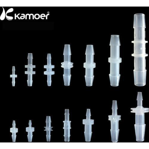Kamoer PP Tube Connector 30pcs for Peristaltic Pump Water Pipe Joint Hose To Hose Silicone Tube Linker Connector Tube