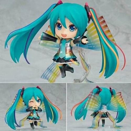 Hatsune Miku Doll Anime Face-changing Snow Hatsune Sakura PVC Action Doll Cute Girl Model Decoration Q Version Hatsune Figure